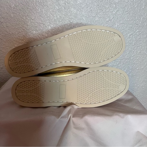 Steve Madden Gold Boat Shoes - Picture 5 of 5